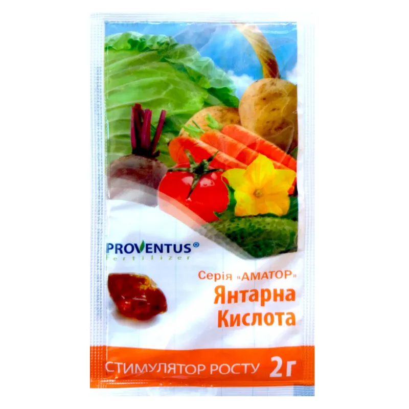 Стимулятор росту  Янтарна  кислота 2 г 278 PROVENTUS 
