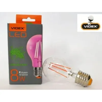 Лампа  світлодіодна фіто 8 Вт E27 Filament 1578 Videx
