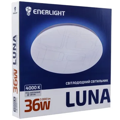 Світильник накладний LUNA 36 Вт, 4000К, 3000 Лм, 37.2 см 41605
