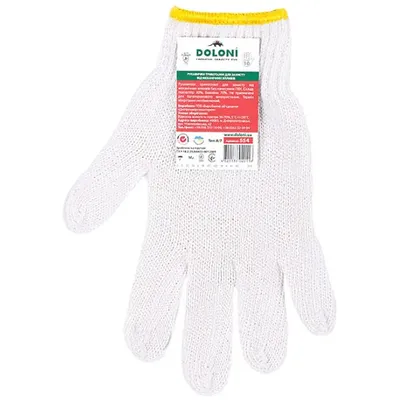 Рукавички 554  ДГК  без точки  ПВХ 2469 Doloni