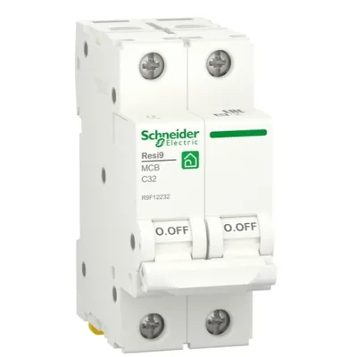 Автоматичний вимикач двополюсний 32А 34132 Schneider