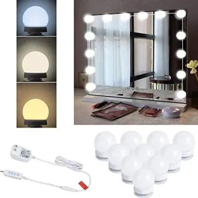 Світильник накладний LED лампочки 10 шт для дзеркала 3 режими Mirror lights-meet different живлення USB п177