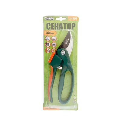 Сікатор садовий 200 мм, 14-6119  Master Tool ( Єд. пост.) 6874