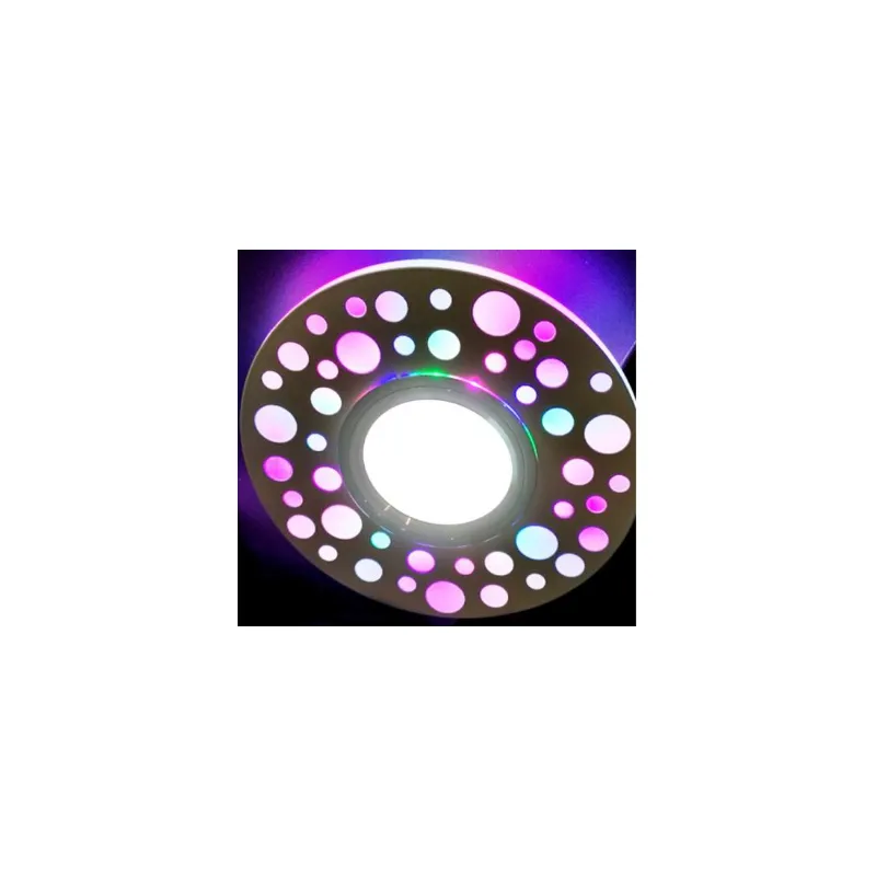 Світильник точка MR16  CD989 з підсвіткою  RGB 2154 Feron 