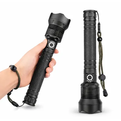 Ліхтар акумуляторний Потужний тактичний ліхтар BL X92 P90 / акумуляторний ліхтар з зумом і USB-зарядкою п293