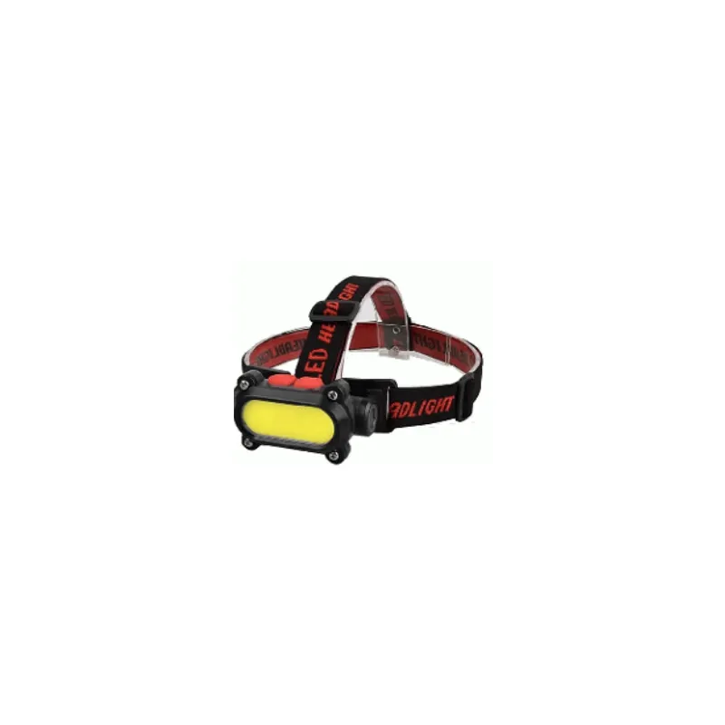 Ліхтар налобний КХ-209  T6+COB  USB, білий + червоний 6644 