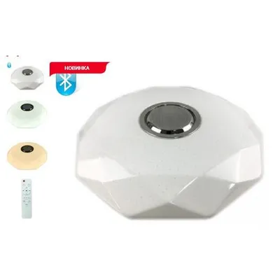 Світильник накладний SMART CLNR - 48  48 Вт, 3000/4000/6000К, 3600 Лм, 41 см  Bluetooth Music player 8128 Luxel