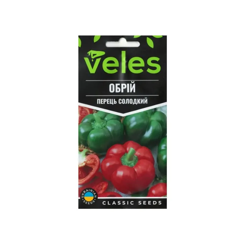 Перець Обрій (ратунда) солодкий 0,3 г 10375 Велес 