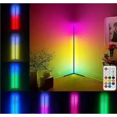 Світильник світлодіодний напольний кутовий торшер RGB 1924
