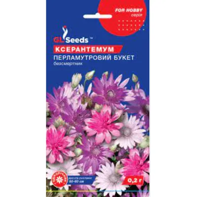 Ксерантемум Перламутровий букет 0,2 г 3421 GL SEEDS