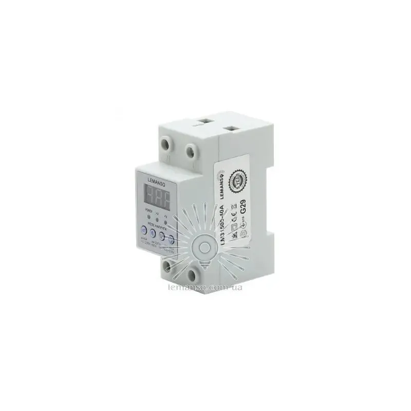 Реле напруги LM31505 - 40A  Щит 9178 Lemanso 