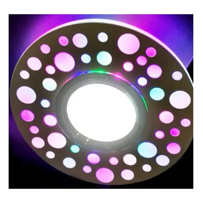 Світильник точка MR16  CD989 з підсвіткою  RGB 2154 Feron