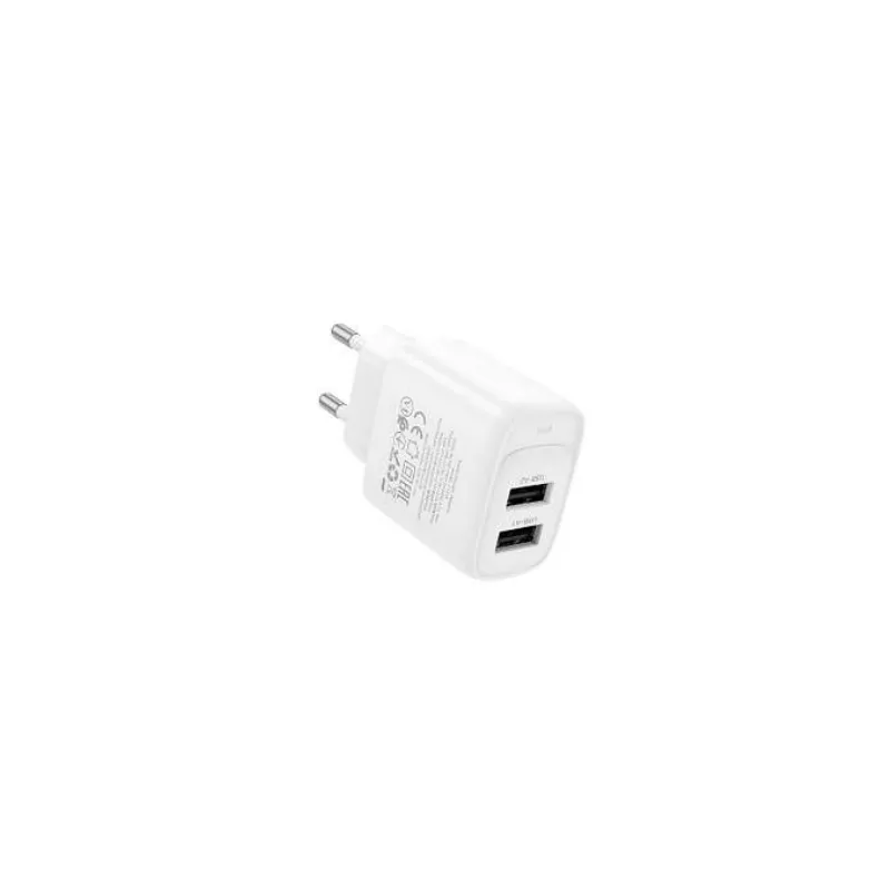 Зарядний пристрій CS51A мережевий 220В - 2* USB на2 виходи 2,4 А 0833 HOCO 