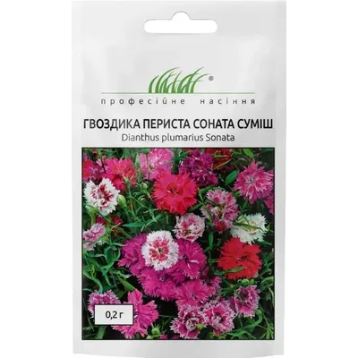 Проф насіння Гвоздика периста Соната суміш 0,2г 00407