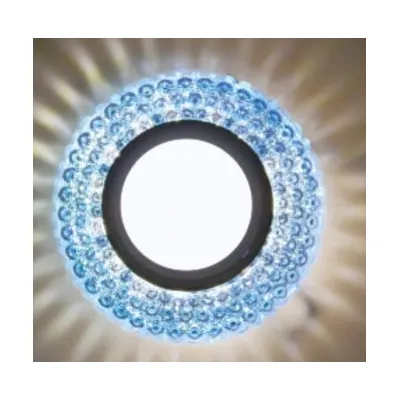 Світильник Crystal 3  MR16 з діодним підсвічуванням 3Вт блакитний 60400 Right Hausen