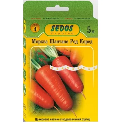 Морква Шантане Ред Коред  на стрічці 5 метрів SEDOS 99623