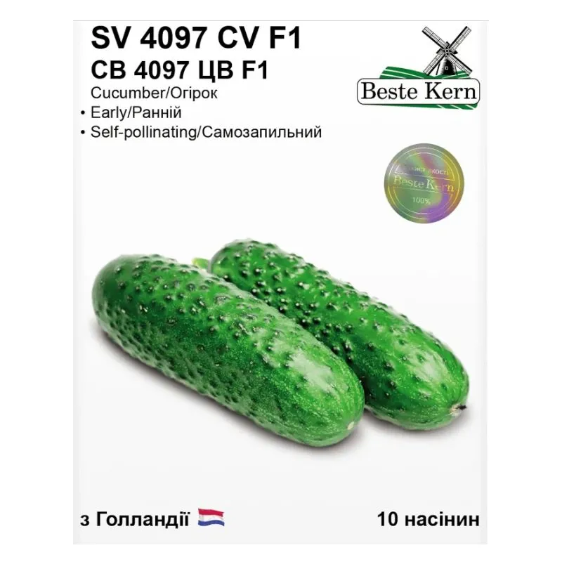Огірок SV 4097 CV  F1 10 шт 10210 Beste Kern 