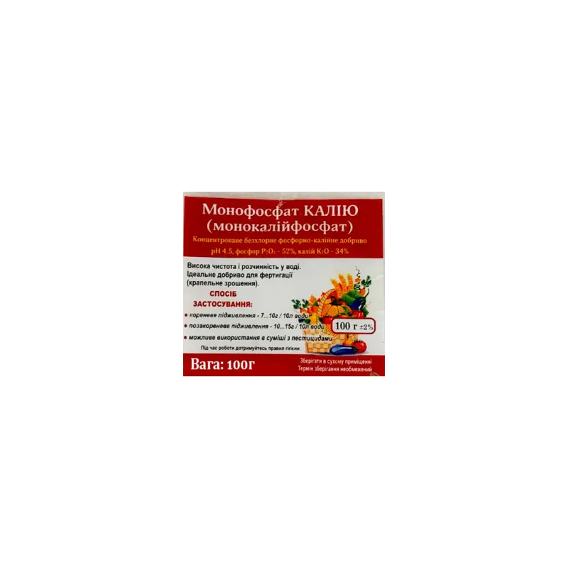 Монофосфат калія 100 г 6402 