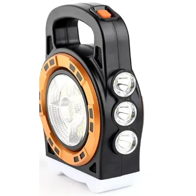 Ліхтар акумуляторний НВ - 6678С, 3 режими, powerbank, сонячна панель 1220