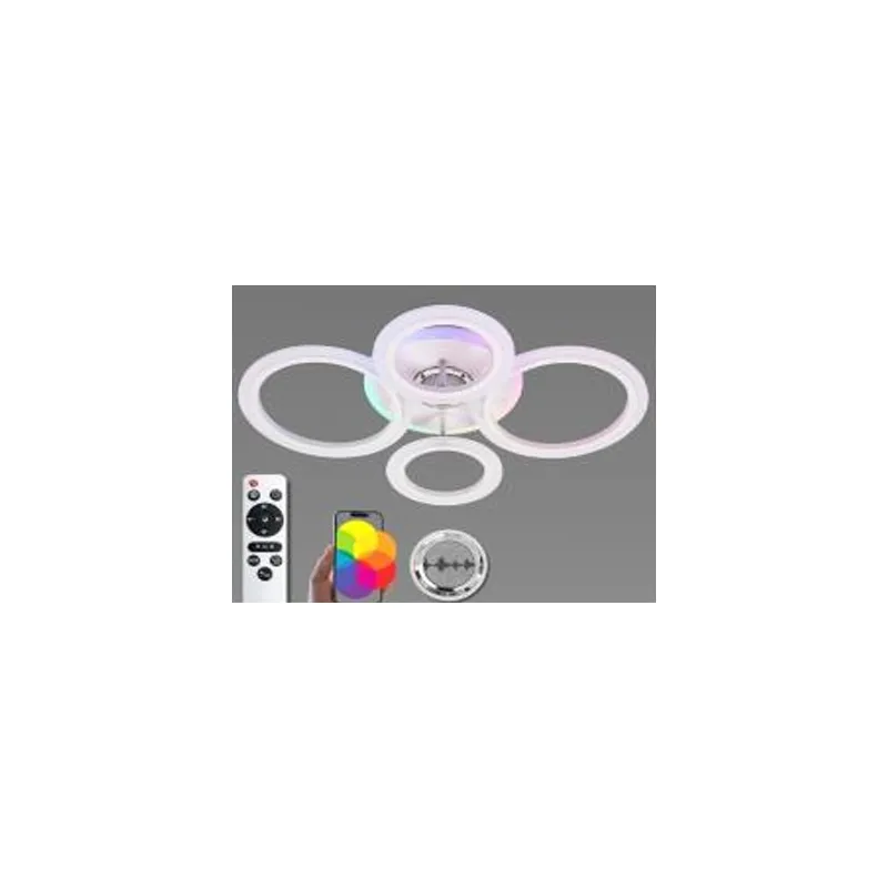 Люстра світлодіодна 46 Вт біла  RGB + музична 1270/4 VALESO 