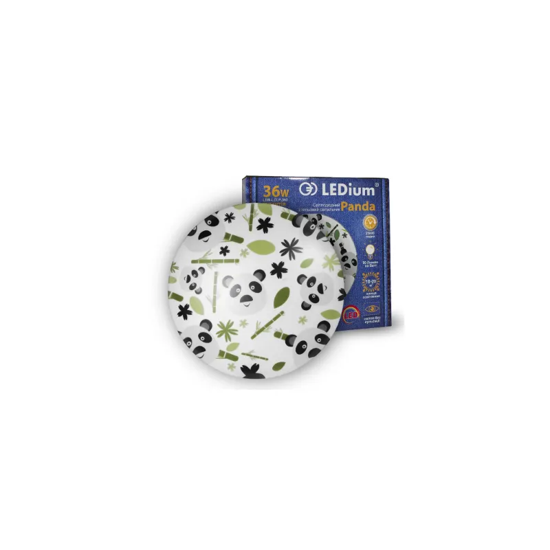 Світильник накладний PANDA 36 Вт,  4100К,  2880 Лм, 38 см 15530 