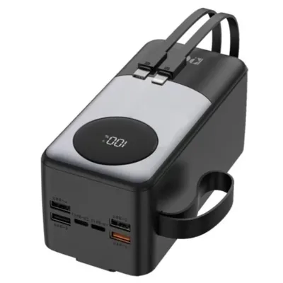 POWER BANK Зовнішній акумулятор (Power Bank) KPG KPG-502X 50000mAh 22.5W з LCD дисплеєм п184