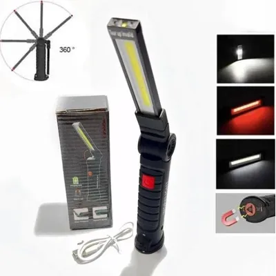 Ліхтар акумуляторний Світлодіодний ліхтар кемпінг LED COB BL-W52 магніт, гачок код 10184