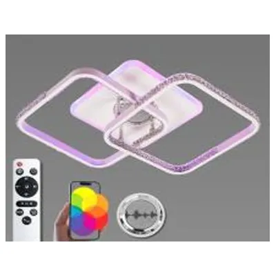 Люстра світлодіодна 49 Вт біла  RGB + музична 1272/2 VALESO