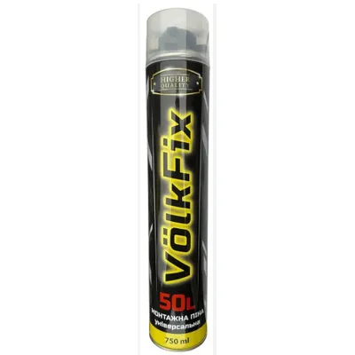 Піна монтажна  VOLKFIX  універсальна (профі + ручка) 850 мл  65л 4092