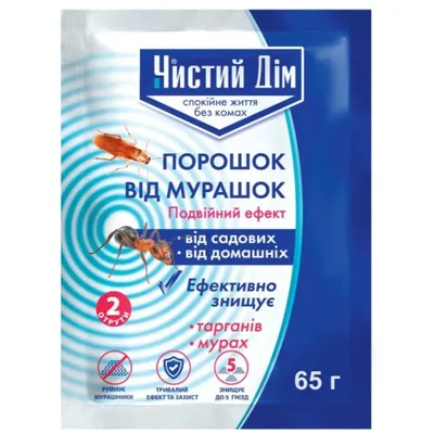 Порошок від мурашок 65 г Чистий дім 1379
