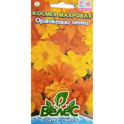 Космея махрова  Помаранчевий вінець 0,5 г 95199 Велес