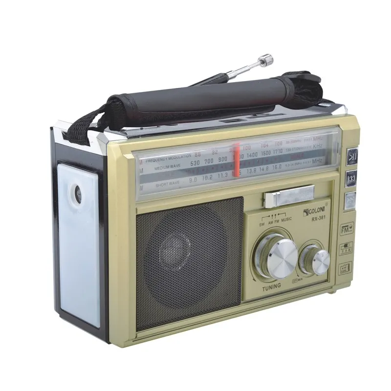 Радіо Golon RX-381 + ліхтар 0645 