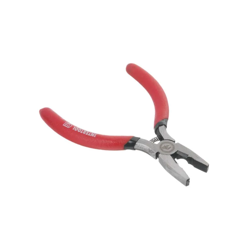 Плоскогубцы красные 0110  115мм 1437 INTERTOOL 
