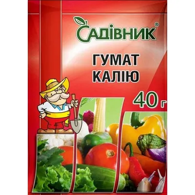 Стимулятор росту Гумат калію 40 г 331