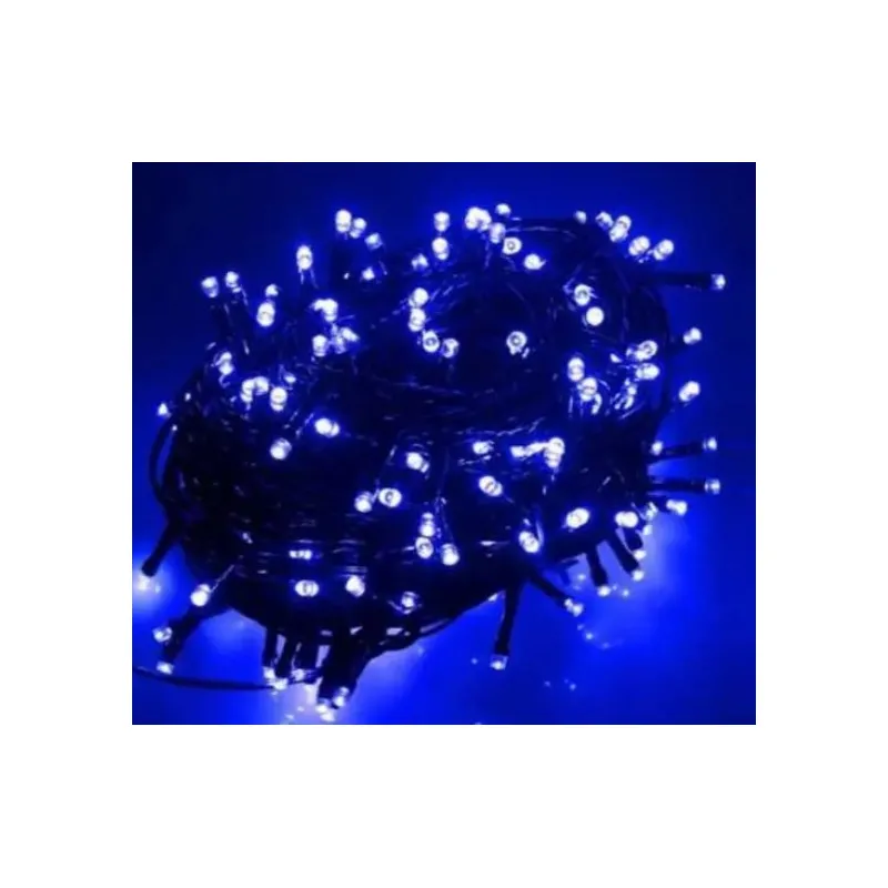 Гірлянда 500LED  чорний провід синя  2435 