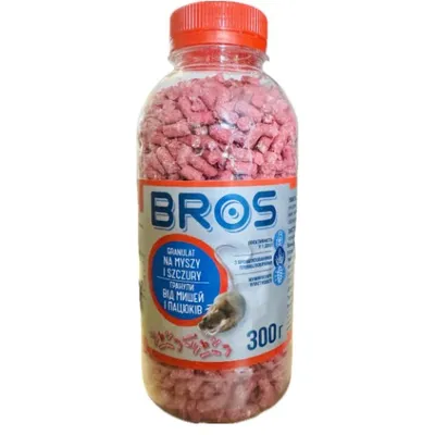Гранули   від  мишей і пацюків  300 г 801 BROS (БРОС)
