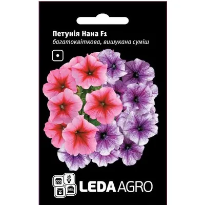 Петунія Нана  F1  вишукана багатоквіткова 10 шт LEDAAGRO 99596