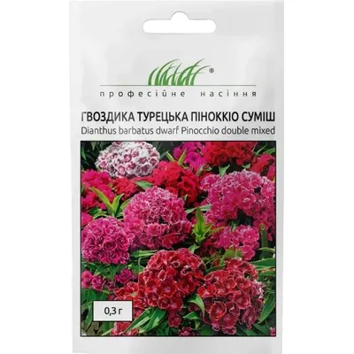 Проф насіння Гвоздика турецька Піноккіо суміш 0,3г 00409