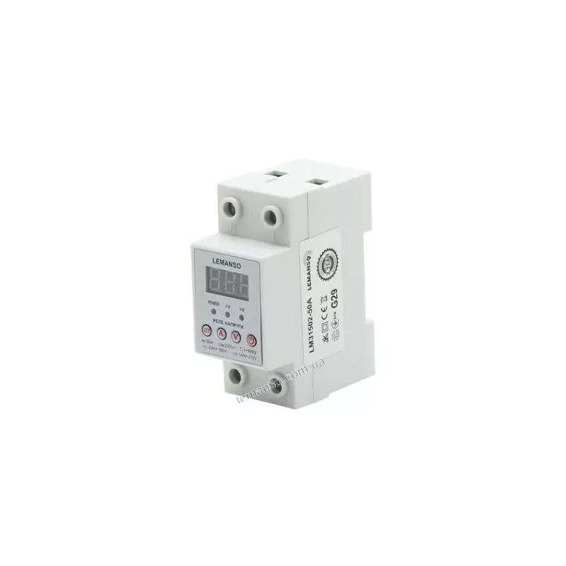 Реле напруги LM31502 - 50A  Щит 9538 Lemanso 