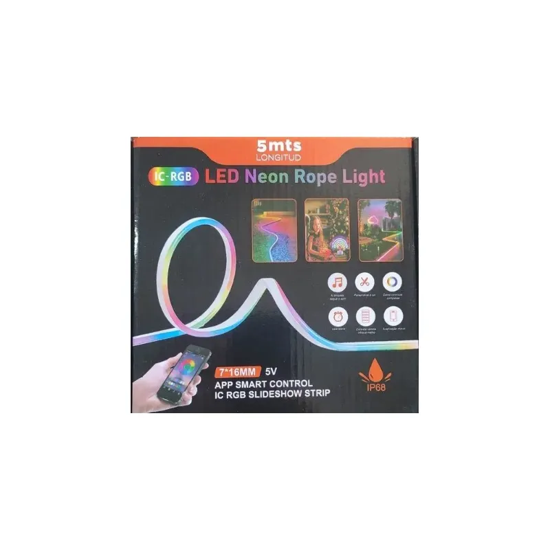 Світлодіодна стрічка 5 метрів з пультом NEON USB 765 