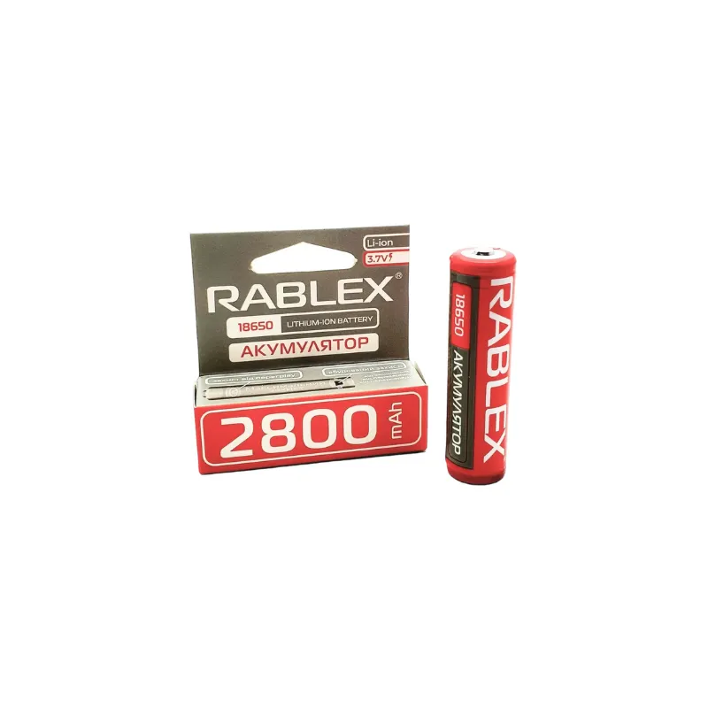 Акумулятор RABLEX - 18650 2800 mAh з захистом 4361 