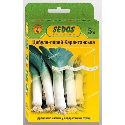 Цибуля порей Карантанська  на стрічці 5 метрів SEDOS 99755