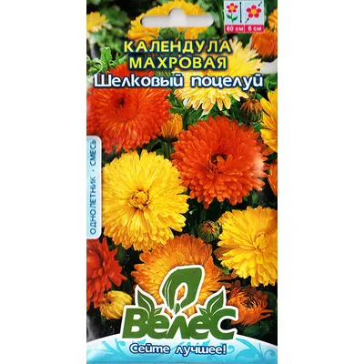 Календула махрова  Шовковий поцілунок 1 г 3235 Велес