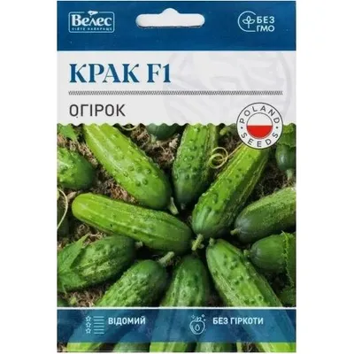Огірок Крак  F1  2,5гр МАКСІ 99670 Велес