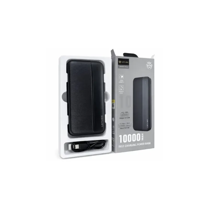 POWER BANK Lenyes PX163 10000 мАг li-ion два USB виходи п303  - фото 2