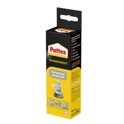 Клей Pattex Transparent 50 мл (аналог Кристал) 8834