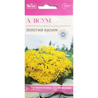 Алісум багаторічний Золотий килим 0,2 г 1345 Велес