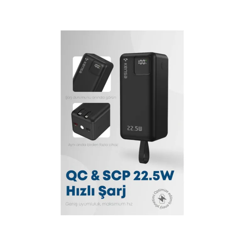 POWER BANK KENSA 50000 mAh KP-91 код п235  - фото 1