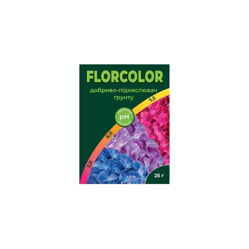 Добриво - підкислювач грунту FLORCOLOR 25 г 5480 
