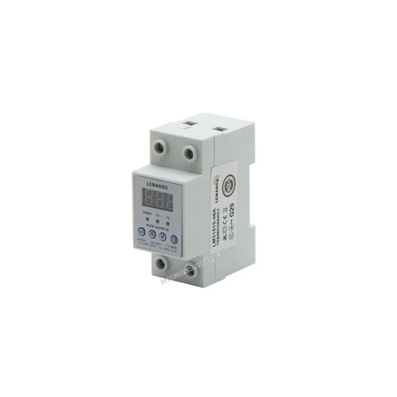 Реле напруги LM31515 - 40A  Щит з термозахистом 9539 Lemanso 